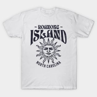 Roanoke Island, NC Summertime Vacationing Watchful Sun T-Shirt